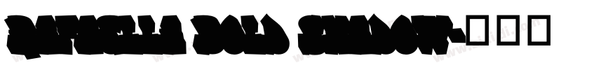 Rafaella Bold Shadow字体转换